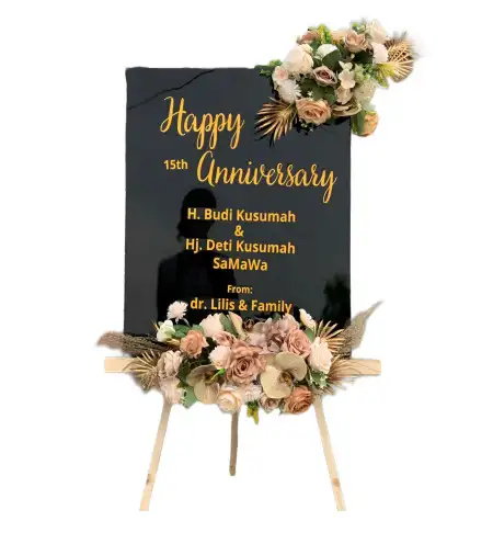 Papan Bunga Akrilik Bajenis